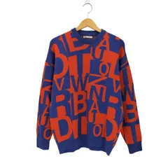 ザラ ZARA 総柄 クルーネックニット レディース  M