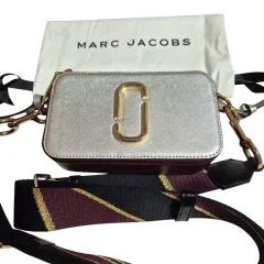MARCJACOBS スナップショット シルバー カメラバッグ パニーニバッグ ミニバッグ クロスバッグ