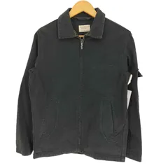 ヌーディージーンズ Nudie Jeans ロゴ刺繍 ワッペン ジップアップ ワーク ジャケット ブルゾン メンズ import：XS のサムネイル