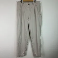 L.L.Bean エルエルビーン チノパン 裏地チェック ベージュ 33/32 メンズ 古着 アウトドア アメカジ ストリート