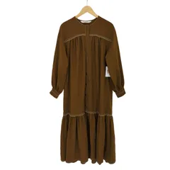 レイビームス Ray BEAMS 配色 ステッチ ギャザー ワンピース レディース 表記無 