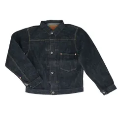 ☆ ブルー ☆ サイズ44 ☆ デニムジャケット 大戦モデル ラベルあり デニムジャケット 大戦モデル デニム ジャケット カジュアルジャケット gジャン Gジャン ジージャン ミリタリー カジュアル 羽織 羽織り 上着 アウター メンズ レディース 男女兼用