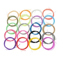 ☆ 3ｍ20色/PCL ☆ 3Dペン専用 PCL フィラメント 3dペン リフィル 3Dペンフィラメント フィラメント 3Dペン専用 PCL 替え芯 絵描き材料 立体アート 立体絵画 画材 詰め合わせ 知育玩具 おもちゃ 玩具 トイ 子供 知育 こども 子ども