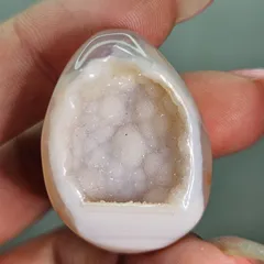 51✨瑪瑙ジオード✨卵✨カービング✨