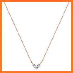 【新品】 [Free bird] ネックレス レディース [暖かい心] ハートネックレス クリスマス 三粒 5Aジルコニア 金属アレルギー対応 女性鎖骨チェーン 繊細な かわいい 誕生日 妻 彼女 クリスマスプレゼント 女性 0