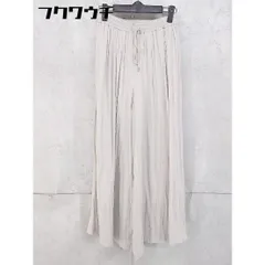 ◇ N. Natural Beauty Basic ウエストゴム ワイド パンツ サイズM ライトグレー レディース 【中古】 【1104280000084】