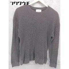 ◇ URBAN RESEARCH DOORS ワッフルサーマル 長袖 プルオーバー カットソー サイズ40 グレー レディース 【中古】 【1104280009230】