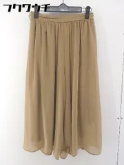 ◇ NATURAL BEAUTY BASIC ナチュラルビューティーベーシック ワイド パンツ サイズM ベージュ レディース 【中古】 【1105310016648】