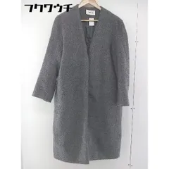 ■ FRAY I.D フレイ アイディー 長袖 ノーカラー コート サイズF グレー レディース  【中古】 【1106030008425】