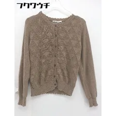 ◇ ehka sopo エヘカソポ　SM2 長袖 カーディガン サイズM ブラウン レディース 【中古】 【1106020012708】