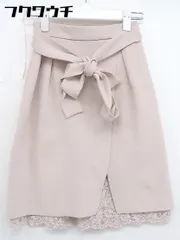 ◇ ◎ PROPORTION BODY DRESSING レース レイヤード 膝丈 タイト スカート サイズ 1 ピンク レディース  【中古】 【1108050006801】
