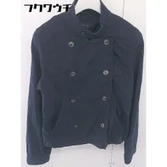 ◇ MACPHEE マカフィー TOMORROWLAND ダブル 長袖 ジャケット サイズ38 ネイビー レディース  【中古】 【1108230010055】