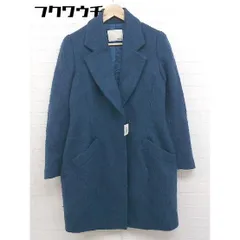 ■ MOUSSY マウジー 長袖 チェスターコート サイズ2 ネイビー レディース  【中古】 【1108230005990】