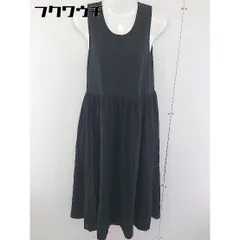 ◇ merlot メルロー ノースリーブ ロング ワンピース ブラック レディース  【1109010007203】