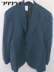 ◇ NEWYORKER ニューヨーカー シングル 2B 長袖 テーラードジャケット グリーン系 メンズ  【中古】 【1109020011191】