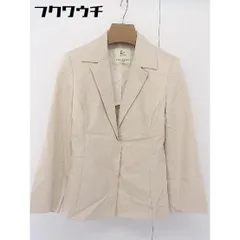 ◇ KUMIKYOKU 組曲 長袖 テーラード ジャケット サイズ2 ベージュ系 レディース  【1109090002402】