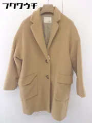 ■ SLOBE IENA スローブ イエナ ファー 長袖 チェスターコート キャメル レディース  【1109280004063】