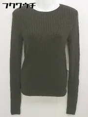 ◇ URBAN RESEARCH DOORS アーバン リサーチ ドアーズ 長袖 ニット セーター サイズONE カーキ系 レディース  【中古】 【1110070010201】