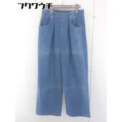 ◇ SENSE OF PLACE by URBAN RESEARCH ワイド パンツ サイズ38 ネイビー レディース  【中古】 【1110110003583】