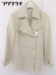 ◇ LAUTREAMONT ロートレアモン アンゴラ混 ダブルボタン 長袖 ピーコート サイズ 3 ベージュ レディース  【中古】 【1110210000734】