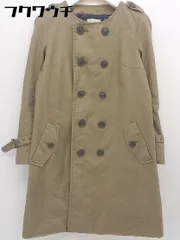 ◇ ROPE PICNIC ロペピクニック ノーカラー 長袖 コート サイズ38 ブラウン レディース  【中古】 【1111110003979】