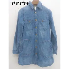 ◇ Lee リー 長袖 ロング デニム シャツ ブラウス サイズ S インディゴ レディース  【中古】 【1111100004023】