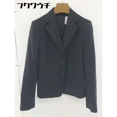 ◇ COMME CA DU MODE コムサデモード 2B 長袖 テーラードジャケット サイズ9 ブラック レディース  【中古】 【1111090006120】
