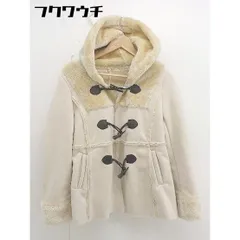 ■ frames?RAY CASSIN フレームスレイカズン 裏地ボア 長袖 ダッフルコート サイズ M アイボリー レディース  【中古】 【1111090002726】