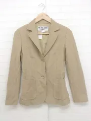 ◇ NATURAL BEAUTY BASIC 2B シングル 長袖 テーラード ジャケット サイズS ベージュ系 レディース  【中古】 【1112040000663】