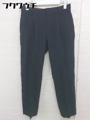 ◇ BEAUTY & YOUTH ビューティアンドユース UNITED ARROWS ピンストライプ テーパード パンツ サイズS ネイビー レディース  【中古】 【1112020012501】