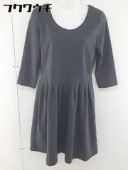 ◇ BEAMS LIGHTS ビームス ライツ 七分袖 ミニ ワンピース サイズ38 グレー系 レディース  【中古】 【1112020007002】のサムネイル