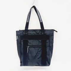 ギャップ GAP トートバッグ ショルダーバッグ ナイロン レザー ブラック 黒 