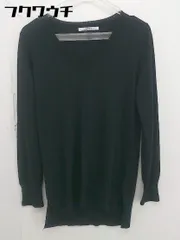 ◇ JOURNAL STANDARD relume Vネック ウール 長袖 ニット セーター サイズ F ブラック レディース  【中古】 【1112090007230】