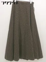 ◇ URBAN RESEARCH DOORS ウエストゴム ロング フレア スカート サイズONE ブラウン系 レディース  【1112130001839】