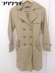 ◇ ◎ LAUTREAMONT ロートレアモン ウエストベルト付き トレンチ コート サイズ36 ベージュ系 レディース  【中古】 【1112170001301】