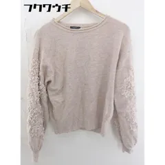 ◇ URBAN RESEARCH ROSSO 袖装飾 長袖 ニット セーター サイズF ピンク系 レディース  【中古】 【1112220003996】