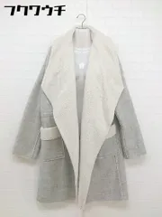 ◇ AS KNOW AS de base アズノゥアズ ドゥ バズ フリース 長袖 コート グレー レディース  【中古】 【1201100003048】