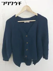 ◇ B:MING by BEAMS ビーミング by ビームス 長袖 カーディガン ネイビー レディース  【中古】 【1201100002591】