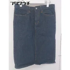 ◇ D.M.G. ドミンゴ 膝下丈 タイト デニム スカート サイズM インディゴ レディース  【中古】 【1201070002782】