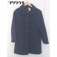 ■ SM2 サマンサ モスモスモス 総柄 長袖 コート サイズM ネイビー系 レディース  【中古】 【1201040003016】