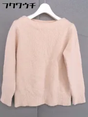 ◇ URBAN RESEARCH DOORS ボートネック 長袖 ニット セーター サイズ ONE ピンクベージュ レディース  【中古】 【1201170000824】