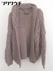 ■ PAGEBOY ページボーイ ALICIA ローゲージ 長袖 ニット カーディガン サイズF ピンク系 レディース  【中古】 【1201130002141】