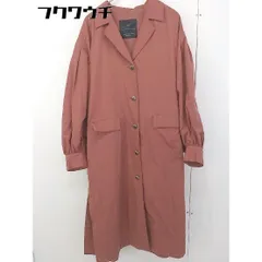 ◇ ◎ SLY スライ ウエストベルト付き 長袖 コート サイズ2 レッド系 レディース  【中古】 【1202010000776】