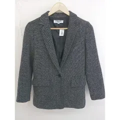 ◇ NATURAL BEAUTY BASIC 1B 長袖 テーラード ジャケット サイズS ダークグレー系 レディース  【中古】 【1203210001907】