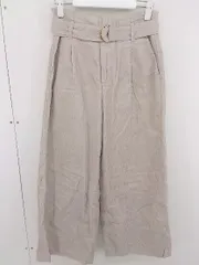 ◇ ◎ green label relaxing UNITED ARROWS ハイウエスト コーデュロイ パンツ サイズ 36 ベージュ レディース  【中古】 【1203310005478】