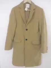 ◇ koe コエ ウール混 長袖 コート サイズS キャメル メンズ  【1204180007548】
