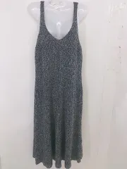 ◇ liflattie ships リフラティ シップス ノースリーブ ロング ニット ワンピース サイズS ブラック系 レディース  【中古】 【1205180003301】