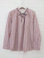 ◇ iki イキ ストライプ 長袖 シャツ カットソー サイズF マルチ レディース  【中古】 【1204260002913】