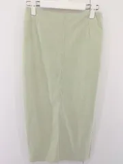 ◇ Spick & Span スピック アンド スパン スリット 膝下丈 タイト スカート サイズ36 グリーン系 レディース  【中古】 【1205310000101】