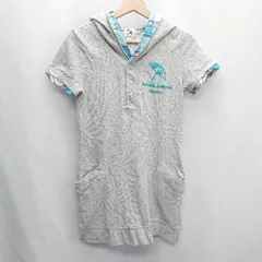 ◇ ⊂ arnold parmer timless アーノルドパーマー タイムレス コットン100% 半袖 パーカー サイズM グレー レディース E  【1410100002542】